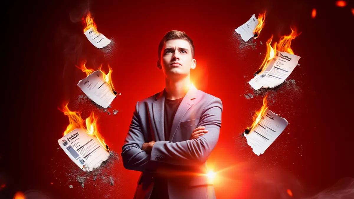 Employee preparing to quit a job without burning bridges